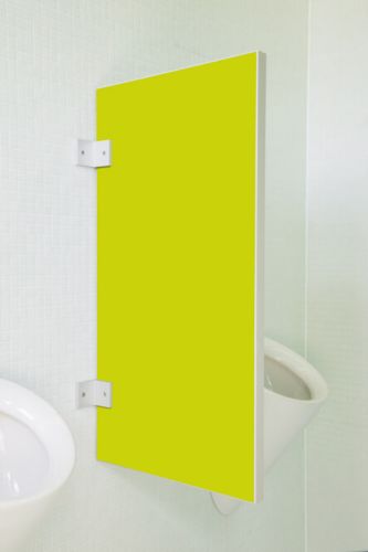 Standard Urinaltrennwand Vittoria in bunten Farben Limonengrün